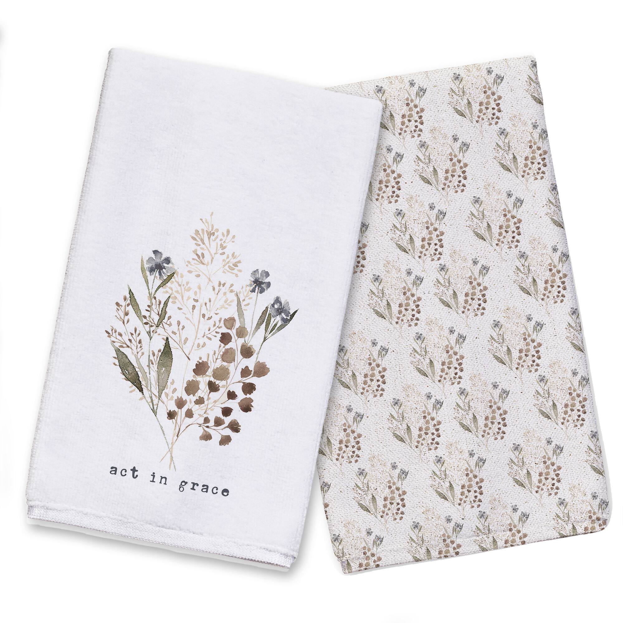 Act in Grace Tea Towel Set